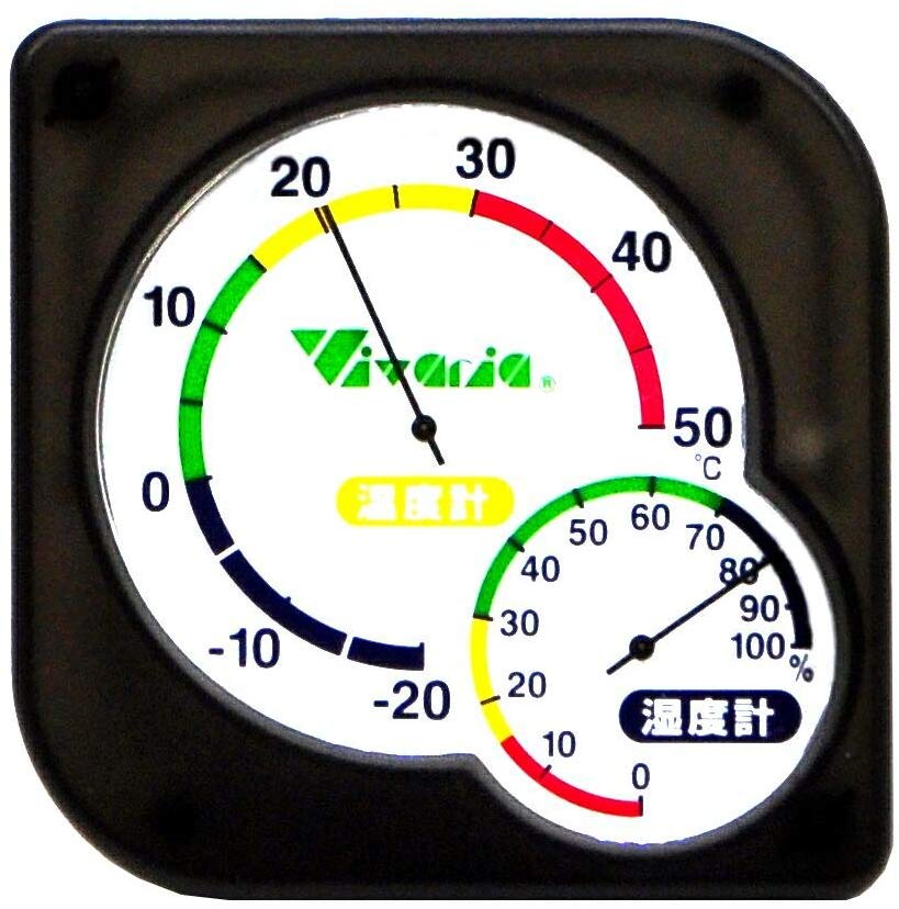 市場 GEX 温度計 アナログ温度計 PT2465 ジェックス サーモ 湿度計